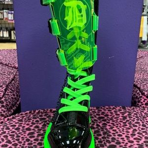 Demonia Slacker56 Uv Reactive Boot 